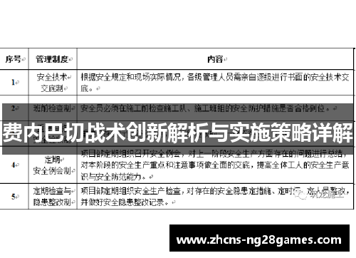 费内巴切战术创新解析与实施策略详解